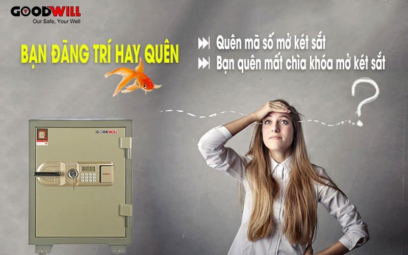 Quên mã số mở két sắt