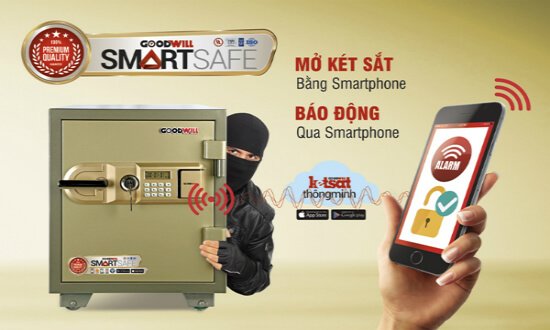 đặc điểm nổi bật của két sắt thông minh goodwill
