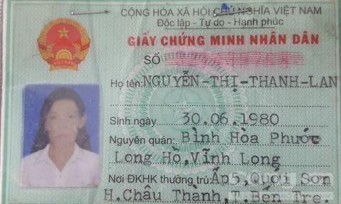 chứng minh thư của mụ osin trộm két sắt