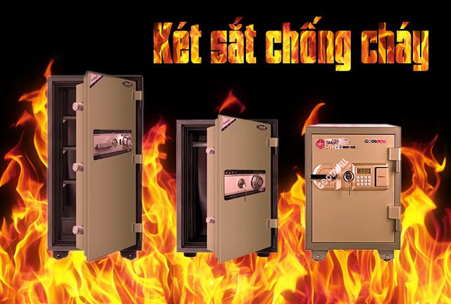 két sắt chống cháy an toàn bảo mật cao