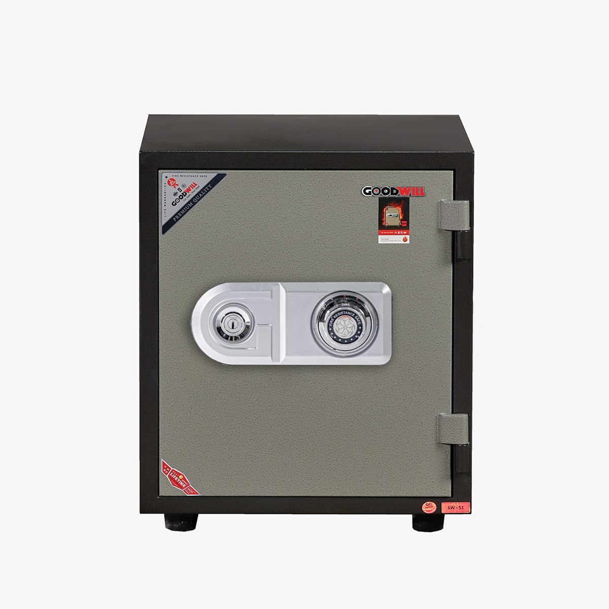 Két sắt GOODWILL GC-51 nặng 80kg dùng khoá cơ, bảo hành 10 năm