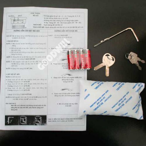 Những phụ kiện đi kèm két sắt