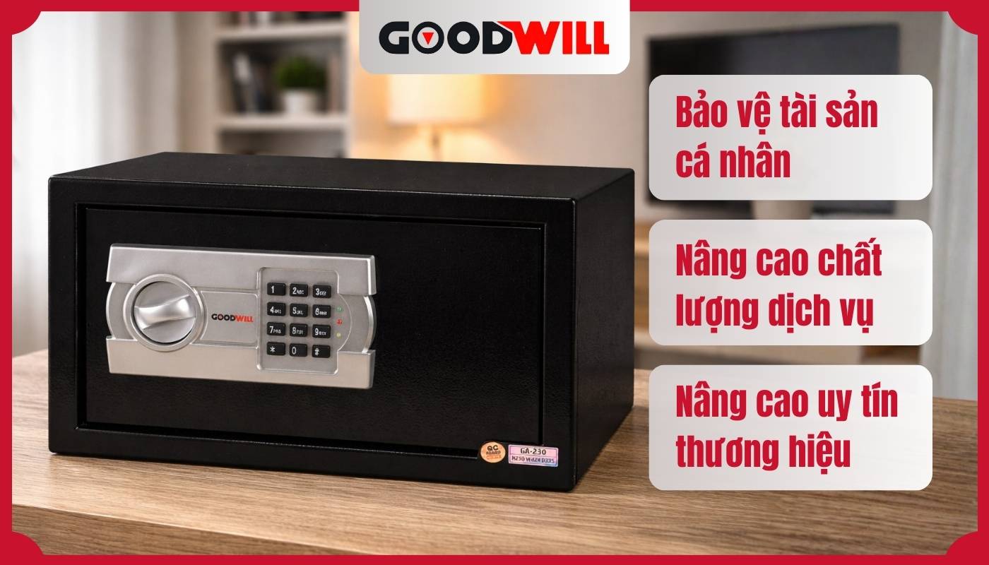 Tại sao khách sạn cần trang bị két sắt cho các phòng lưu trú