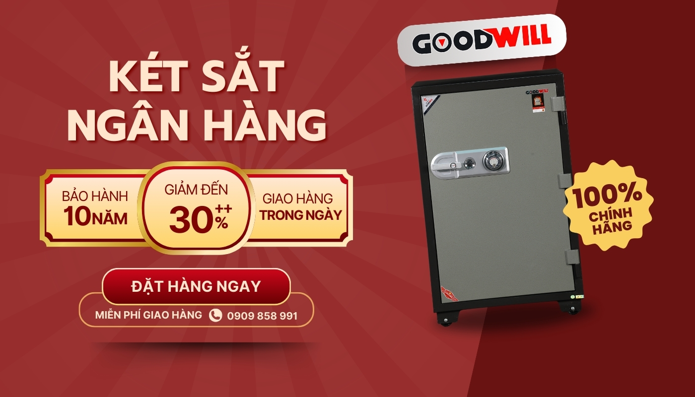Ưu điểm khi mua két nhà băng chính hãng tại Goodwill