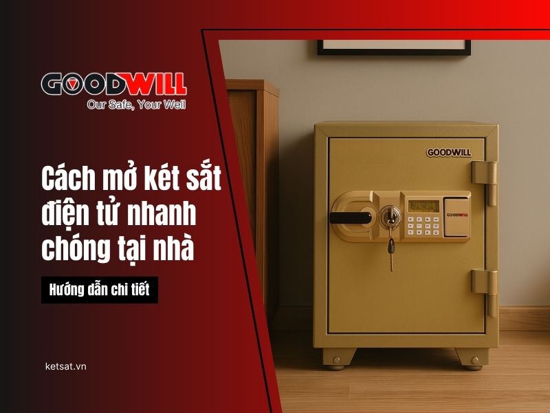 cách mở két sắt điện tửz