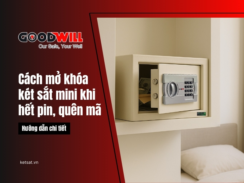 cách mở két sắt mini