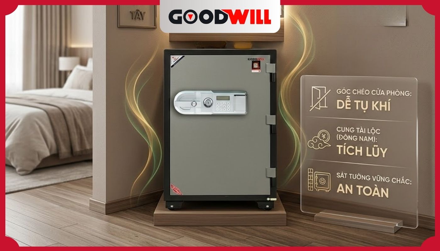Vị trí để két sắt trong phòng ngủ tốt nhất