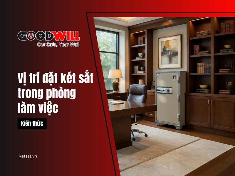 vị trí đặt két sắt trong phòng làm việc