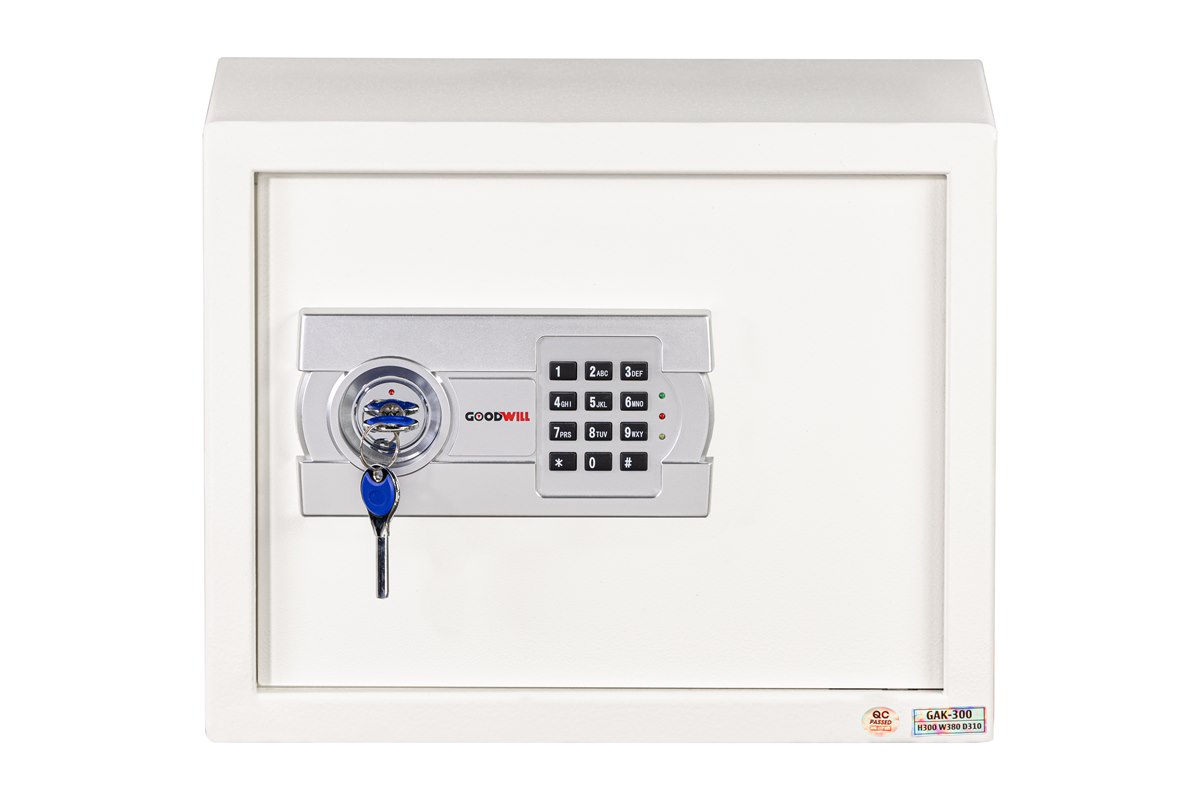 Mẫu GAK-300 có bàn phím mã số đặt cạnh ổ chìa cơ