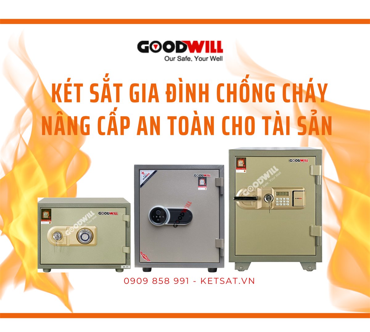 Két sắt gia đình Goodwill nặng bao nhiêu kg là đủ an toàn
