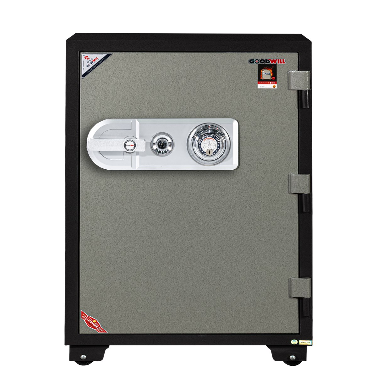 Két sắt GOODWILL GC-100 nặng 200kg dùng khoá cơ, không phụ thuộc pin