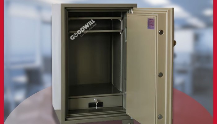 khoang két sắt tủ đứng chia tầng kệ để xếp hồ sơ theo từng tầng